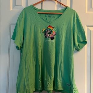 Life is Good Crusher Lite Short Sleeve V-Neck - XXXL